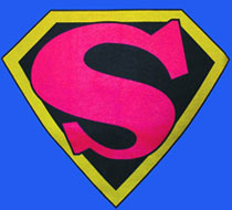 Image: Classic Superman Symbol T-Shirt  (L)