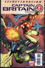 Image: Captain Britain and MI-13 #1 (Brandon Peterson Variant Cover)