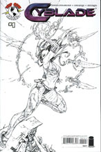 Image: Cyblade #1 (B&W Variant Cover C)
