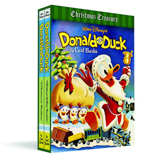 Image: Walt Disney's Donald Duck Christmas Treasury Gift Box Set HC  - Fantagraphics Books
