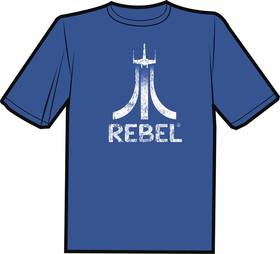 Image: 8 Bit Rebels Backlit T-Shirt  (XXL) - Antarctic Press