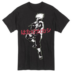 Image: Naruto T-Shirt: Kakashi [Black]  (S) - Great Eastern Entertainment