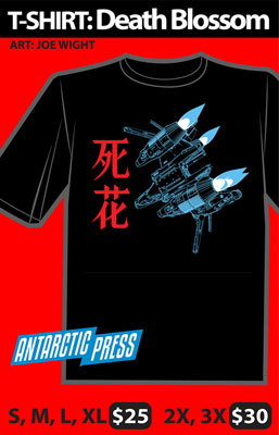 Image: Death Blossom T-Shirt  (L) - Antarctic Press