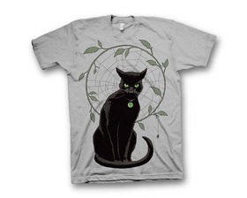 Image: Black Magick T-Shirt: Hawthorne Cat  (S) - Image Comics