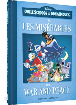 Image: Uncle Scrooge & Donald Duck in Les Miserables and War and Peace HC  - Fantagraphics Books