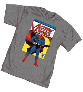 Image: Action #1000 T-Shirt: Superman  (XL) - Graphitti Designs