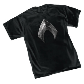 Image: Justice League T-Shirt: Aquaman Symbol  (S) - Graphitti Designs