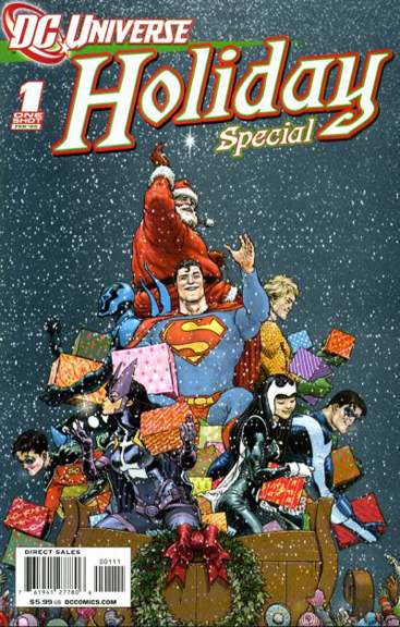 dc comics christmas cards