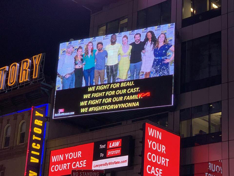 I never Thought I’d See My Picture On A Billboard In Times Square Either.