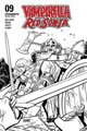 Image: Vampirella / Red Sonja #10 (incentive 1:40 cover - Romero B&W)  [2020] - Dynamite