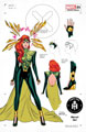 Image: X-Men #21 (incentive 1:50 Design Jean Grey cover - Dauterman)  [2021] - Marvel Comics