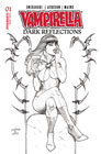 Image: Vampirella: Dark Reflections #1 (cover M incentive 1:10 - Linsner line art) - Dynamite