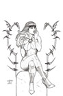 Image: Vampirella: Dark Reflections #1 (cover S incentive 1:30 - Linsner line art virgin) - Dynamite