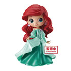 Image: Disney Characters Q-Posket Glitter Line Figure: Ariel  (Princess Dress) - Banpresto