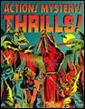 Image: Action! Mystery! Thrills!: Comic Book Covers of the Golden Age 1933-1945 SC  - Fantagraphics Books