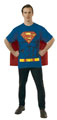 Image: DC T-Shirt w/Cape: Superman  (M) - Rubies Costumes Company Inc