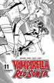 Image: Vampirella / Red Sonja #11 (incentive 1:40 cover - Romero & Bellaire B&W)  [2020] - Dynamite