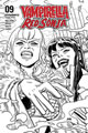 Image: Vampirella / Red Sonja #9 (incentive 1:40 cover - Romero B&W)  [2020] - Dynamite