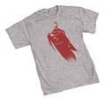 Image: Batman T-Shirt: Red  (XL) - Graphitti Designs