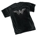 Image: Justice League T-Shirt: Wonder Woman Symbol  (M) - Graphitti Designs