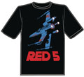 Image: Red 5 T-Shirt  (M) - Antarctic Press
