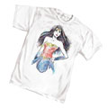 Image: Wonder Woman T-Shirt: Lines  (L) - Graphitti Designs