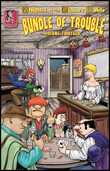 Image: Knights of the Dinner Table: Bundle of Trouble Vol. 13 SC  - Kenzer & Company