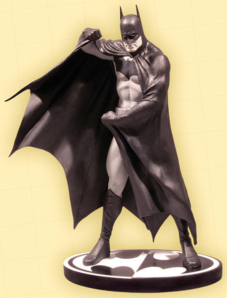 Image: Batman Black and White Statue - Alex Ross  - 