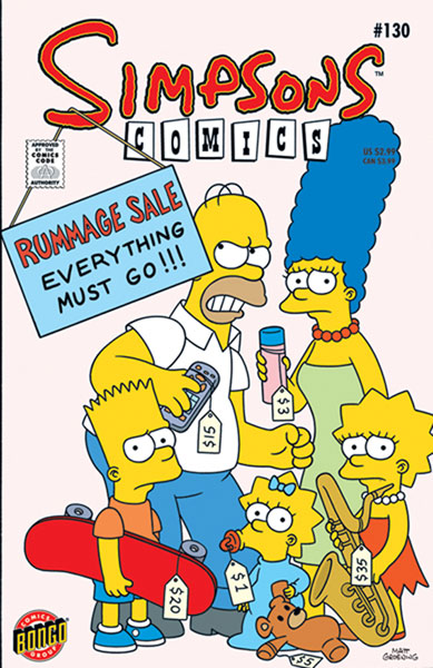 Image: Simpsons Comics #130 - Bongo Comics