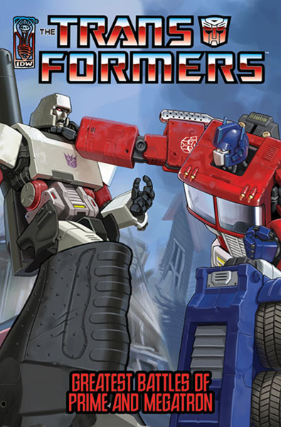 Image: Transformers: Greatest Battles of Optimus Prime & Megatron SC  - IDW Publishing