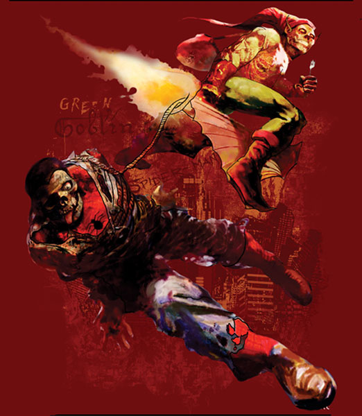 Image: Marvel Zombies: Green Goblin Spider-Man T-Shirt  (M) - Marvel Comics