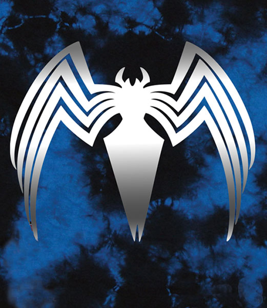 Image: Spider-Man: 'Venom Foiled' Blue/Black T-Shirt  (XXXL) - Marvel Comics