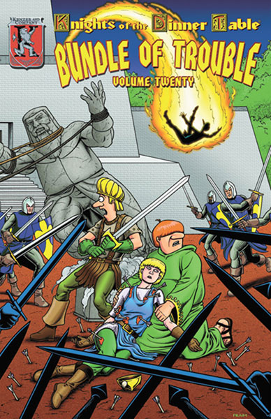 Image: Knights of the Dinner Table: Bundle of Trouble Vol. 20 SC  - Kenzer & Company