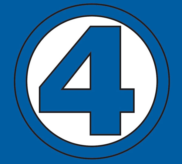 Image: Fantastic Four: Symbol Youth T-Shirt  (L) - Marvel Comics