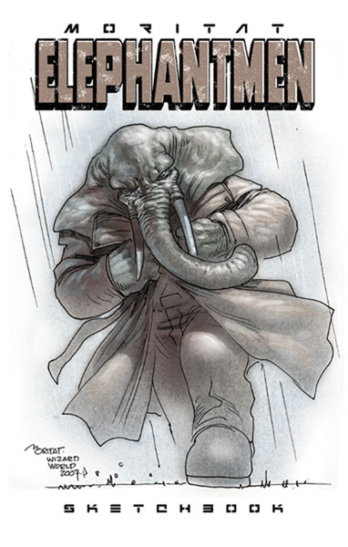 Image: Moritat: Elephantmen Sketchbook SC  - Active Images
