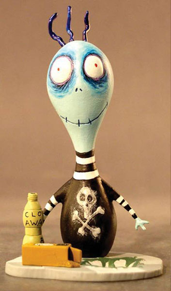 Image: Tim Burton Toxic Boy, Mummy Boy, and Jimmy the Penguin Boy PVC Set  - 
