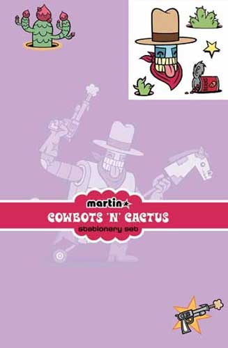 Image: Dark Horse Deluxe Stationery Set: Martin's Cowboys & Cactus  - Dark Horse Comics
