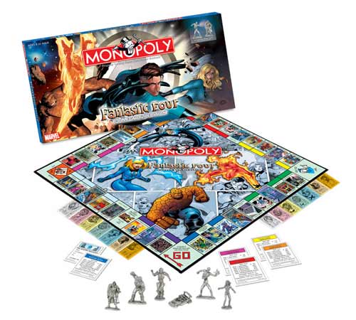 Image: Fantastic Four Monopoly  - Marvel Comics