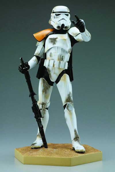 Image: Star Wars: Sandtrooper Orange Kotobukiya Model Kit  - Dark Horse Comics