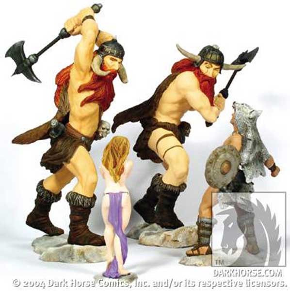 Image: Conan PVC Set: Frost Giant's Daughter  - Dark Horse Comics