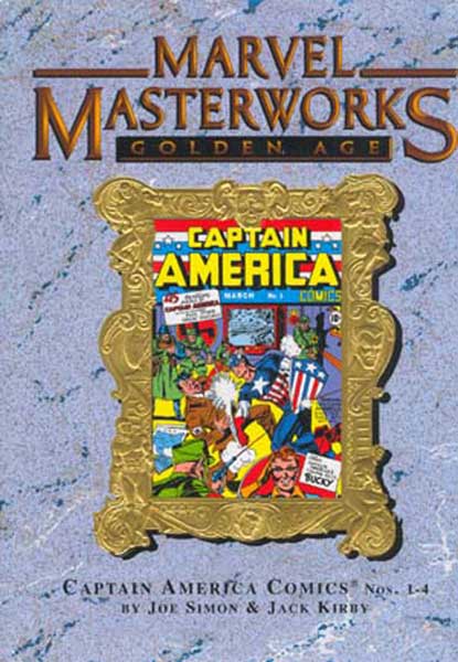 Image: Marvel Masterworks: Golden Age Captain America Vol. 1  (variant hc) - Marvel Comics