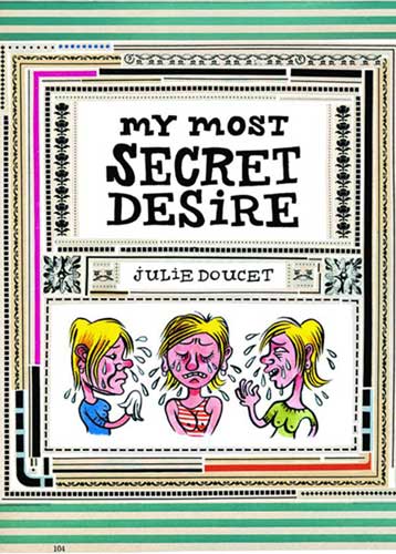 Image: My Most Secret Desire HC  - Drawn & Quarterly