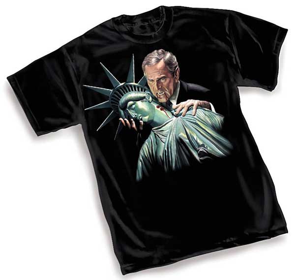 Image: Sucking Democracy Dry by Alex Ross T-Shirt  (M) - Alex Ross