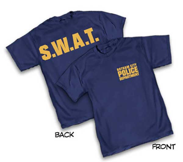 Image: Gotham City P.D. / S.W.A.T. T-Shirt  (L) - 