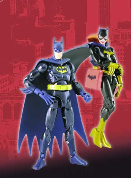 Image: Batman Microman: Batman / Batgirl Two-Pack  - 