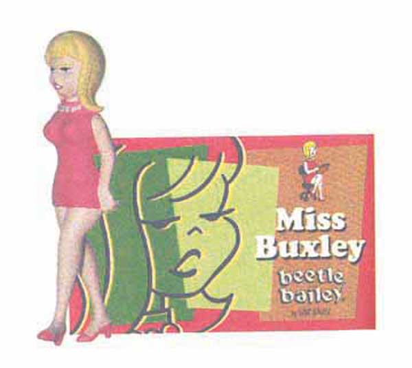 Image: Beetle Bailey Book And Figure Set: Miss Buxley  - 