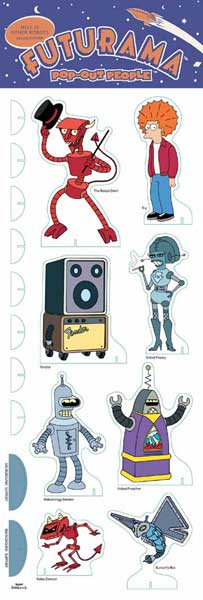 Image: Futurama Pop Out People: Hell is Other Robots  - 