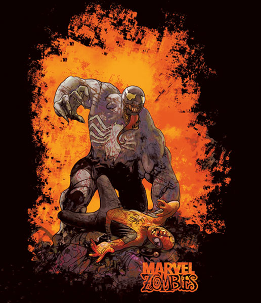Image: Marvel Zombies: Coded Venom Black T-Shirt  (XL) - 