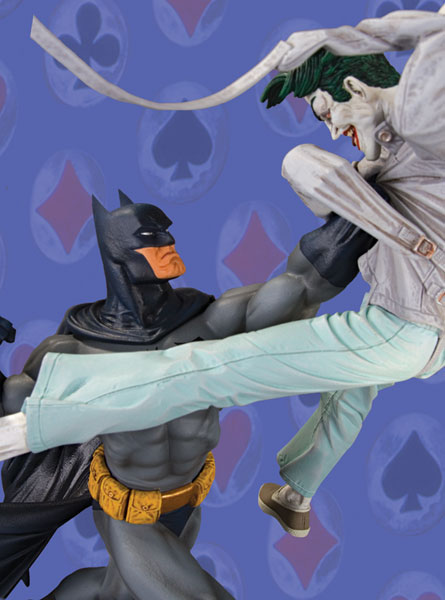 Image: Batman vs. the Joker Statue  - DC Comics