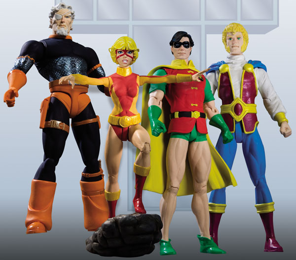 Image: New Teen Titans Series 2 Action Figure Set  (4) - 